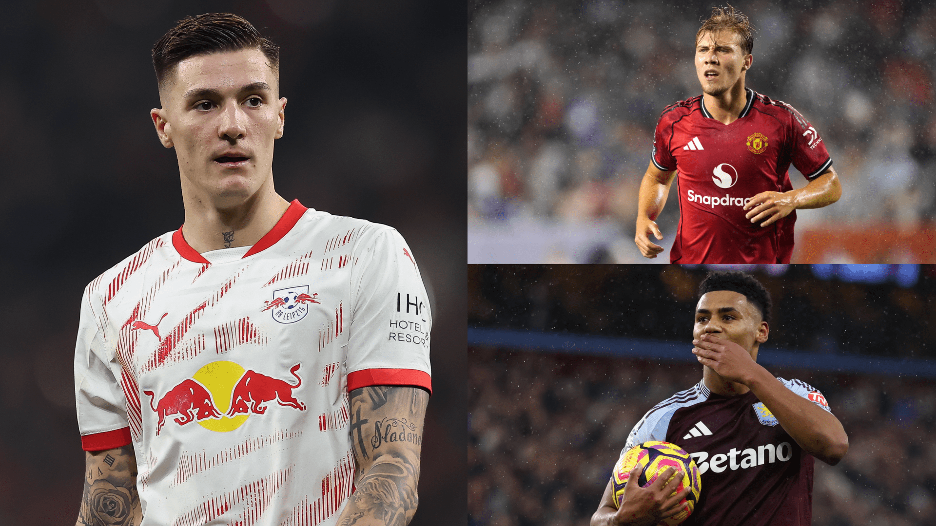 Questioning Benjamin Sesko's Potential Move to Manchester United: Treble-Winning Ex-Player Advocates for a More Established Striker Like Ollie Watkins Over a Hojlund-Style Gamble
