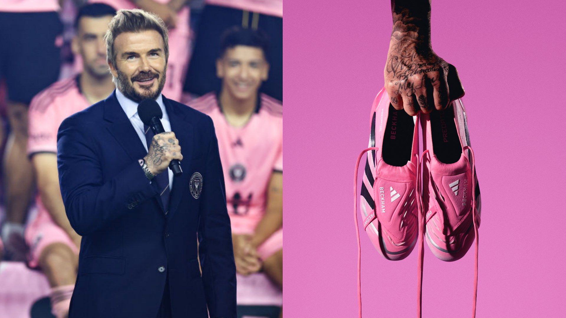 David Beckham Influences Trends with adidas' New Predator Elite Boot, Inspired by Inter Miami's Iconic Pink Shirts