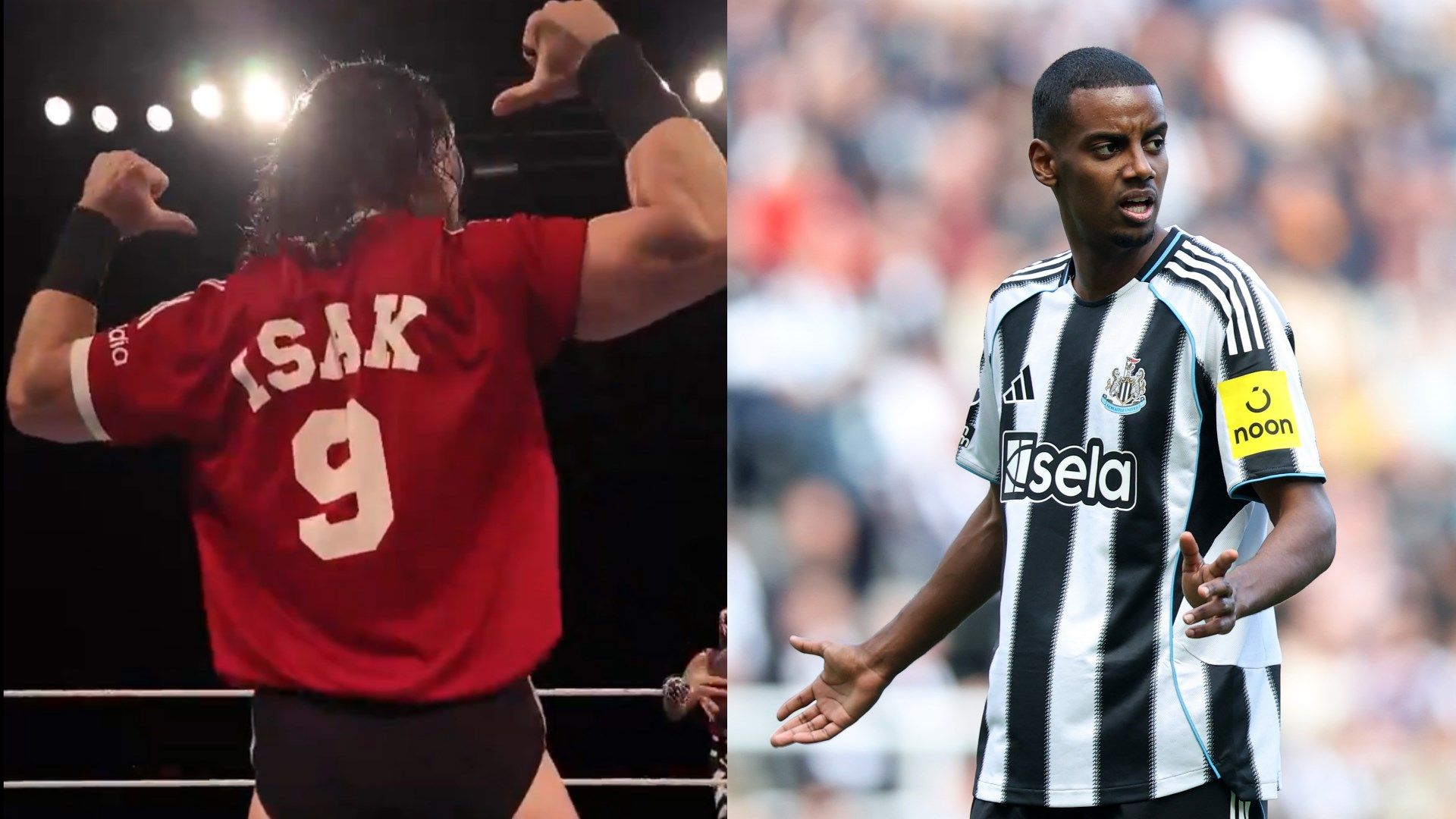 Video: WWE Star JD McDonagh Elicits Strong Audience Boos with Alexander Isak Liverpool Shirt Reveal at Newcastle Live Event