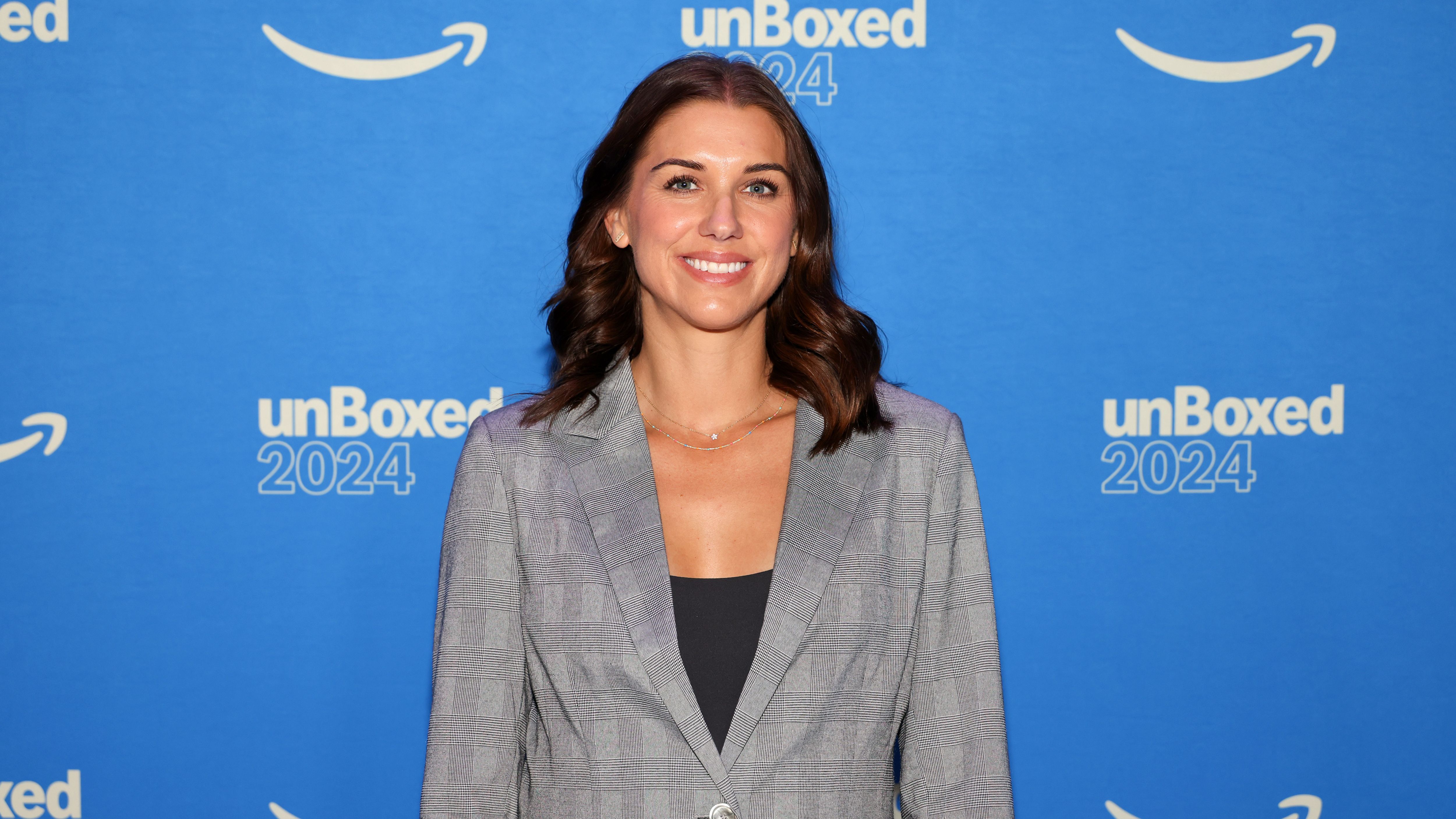 Alex Morgan Displays Tennis Expertise with Coco Gauff at the U.S. Open Stars Event in New York