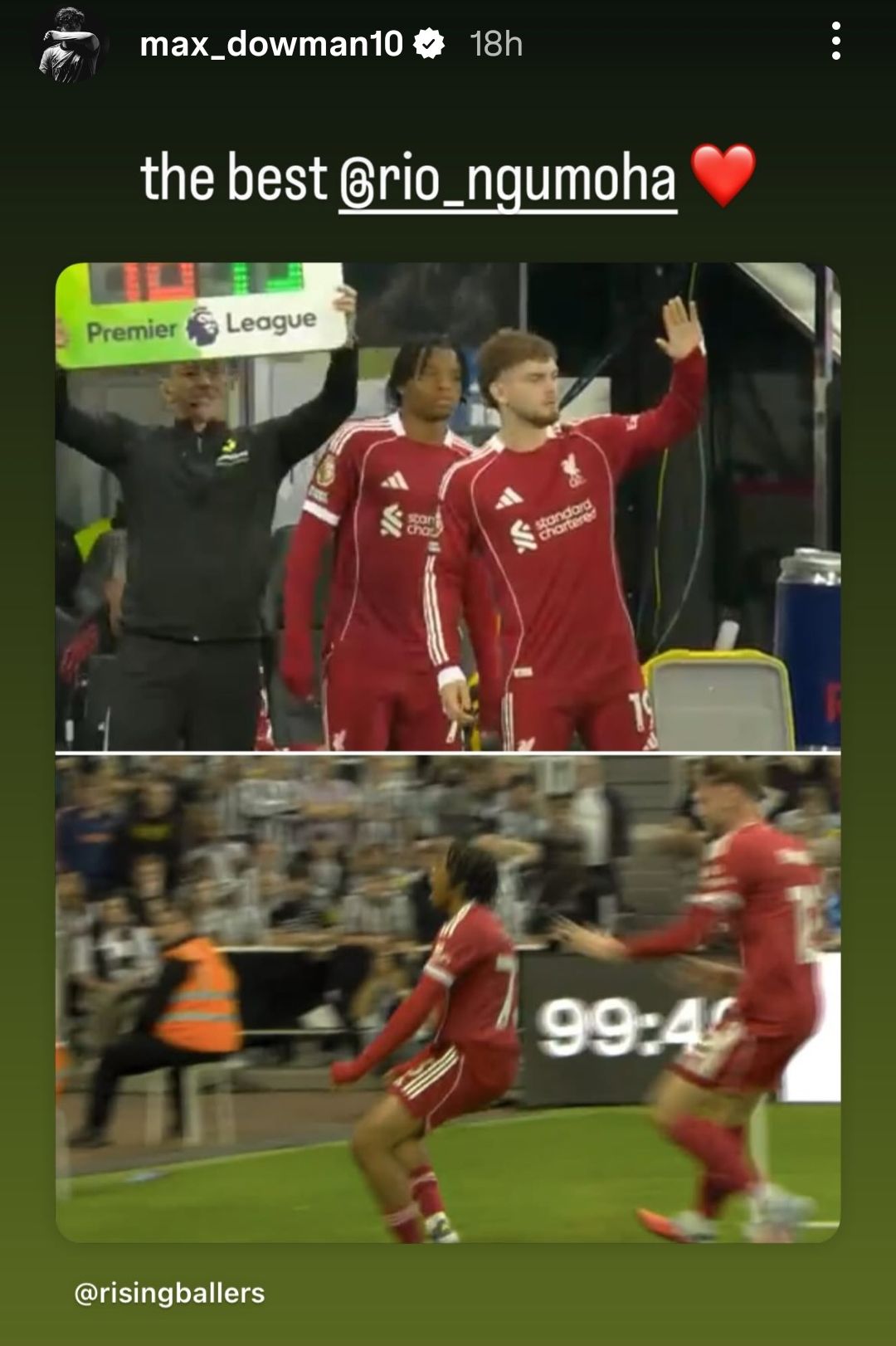 Real recognise real! Max Dowman lauds Rio Ngumoha as 'the best' after fellow wonderkid nets 100th-minute winner for Liverpool