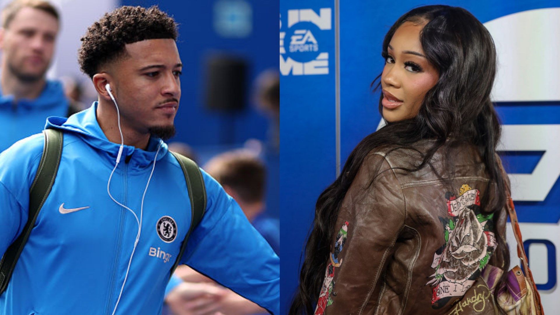 Jadon Sancho of Manchester United Considers Ending European Career to Relocate with Girlfriend Saweetie in the United States, Amid Offers from Roma and Besiktas