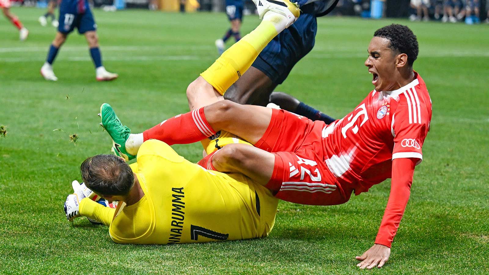Jamal Musiala anuncia su regreso tras la lesión y ofrece sus condolencias a Gianluigi Donnarumma tras el choque con el portero del PSG.