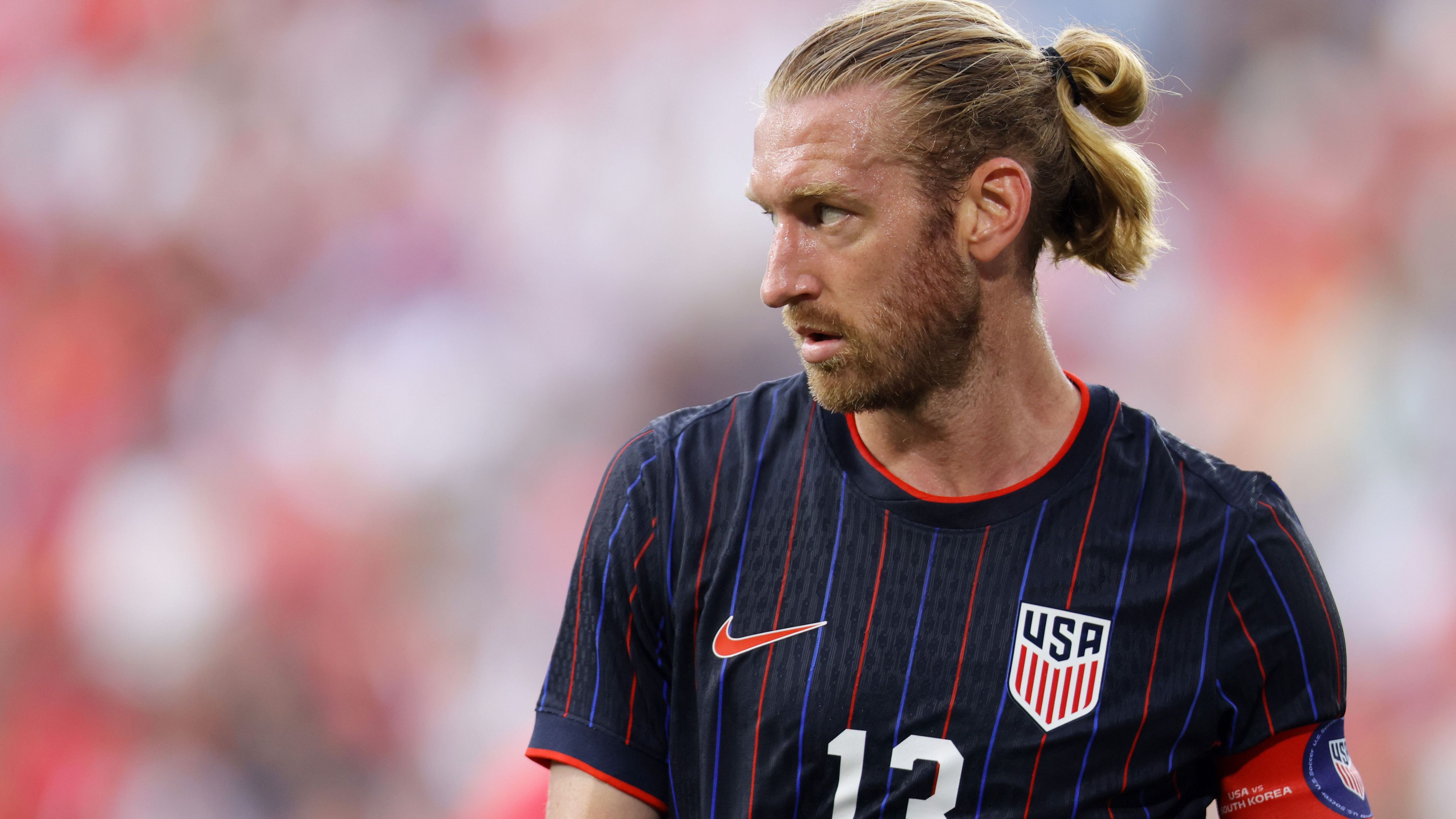 Tim Ream and Son Heung-Min share captains' moment before United States-South Korea friendly