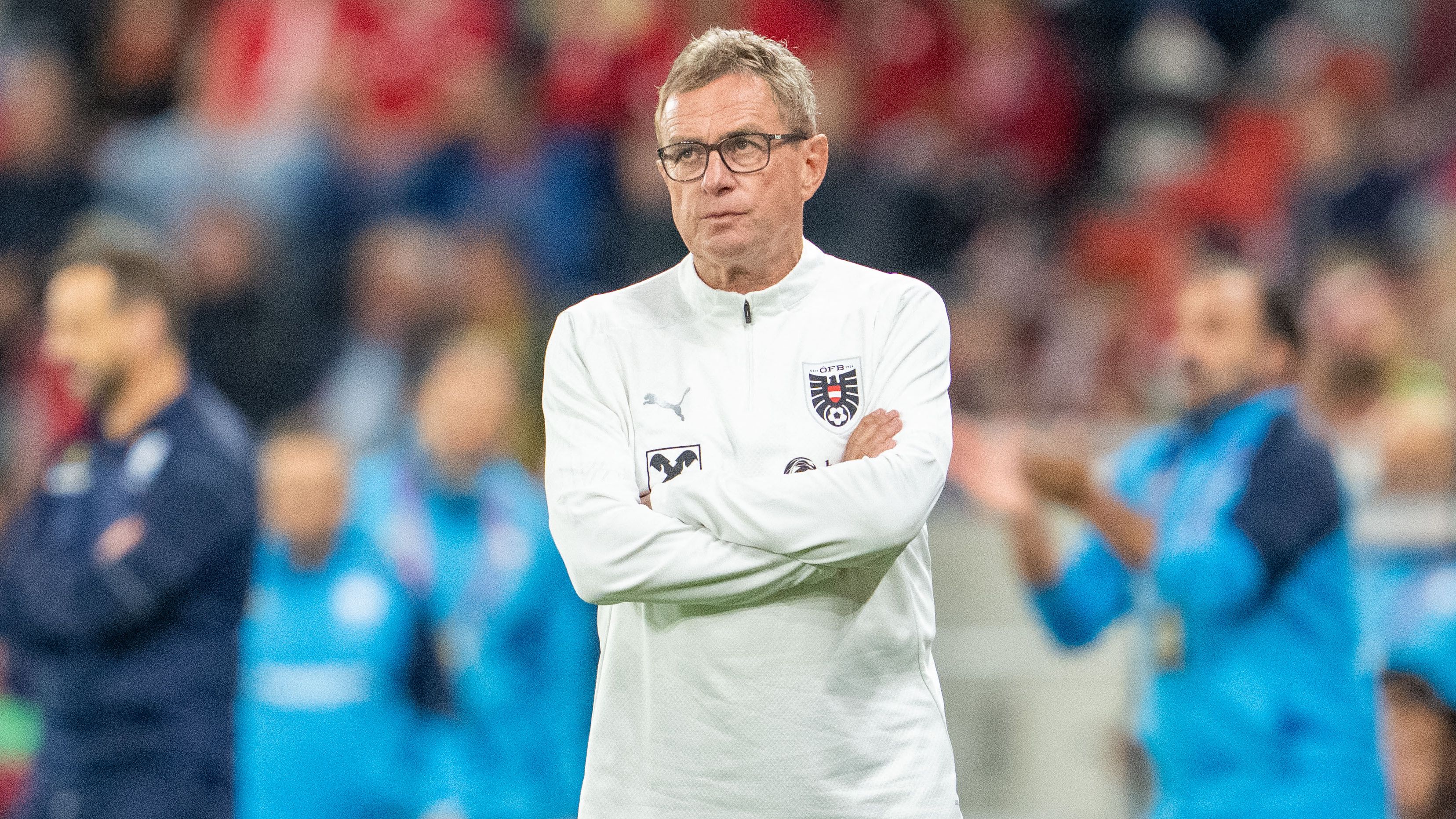 Video: Ralf Rangnick Rides E-Bike Amid Austria's Victory Celebrations as He Recovers from Ankle Surgery